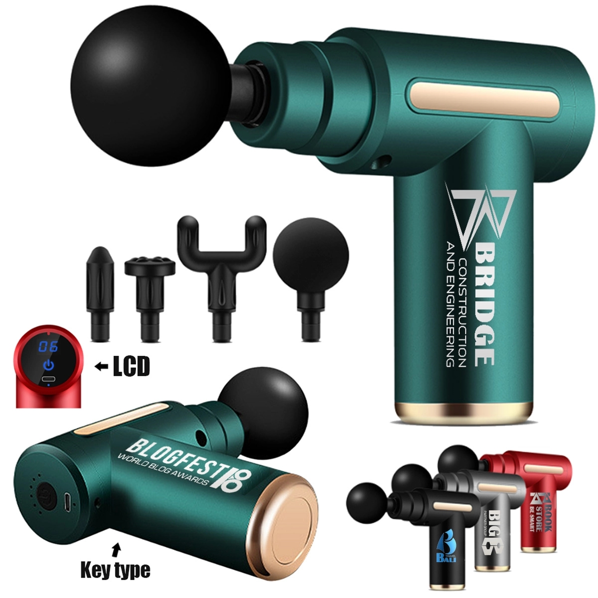 Professional Grade Vibration Handheld Portable Massage Gun 7