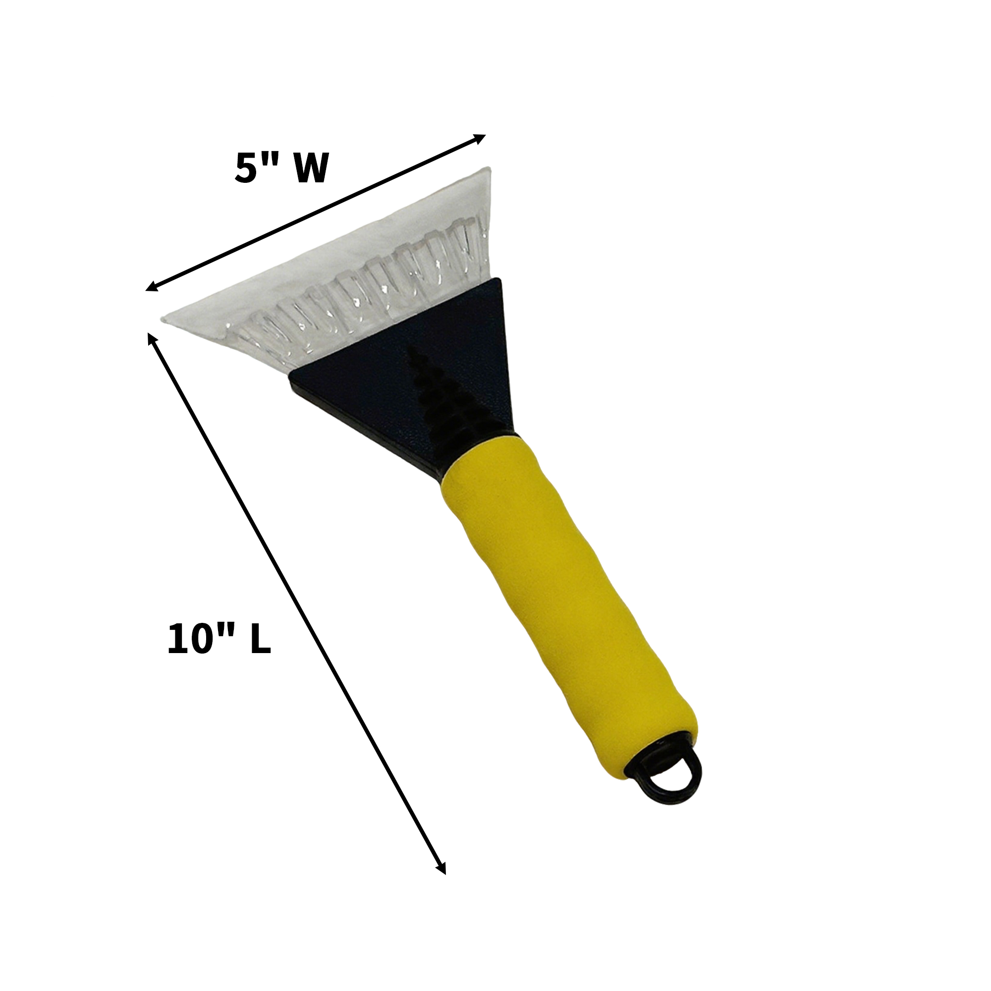 Foam Handle Winter Ice Scraper 10" Length X 5" Width 6