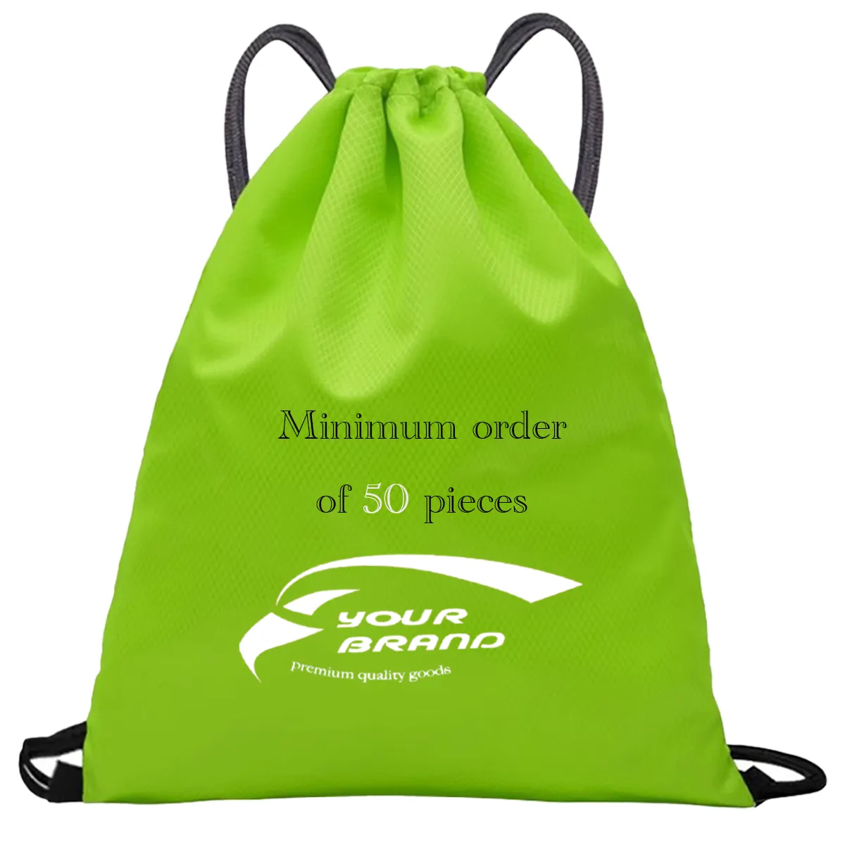Oxford Fabric Drawstring Gym Bag Large Capacity For Marathon 3
