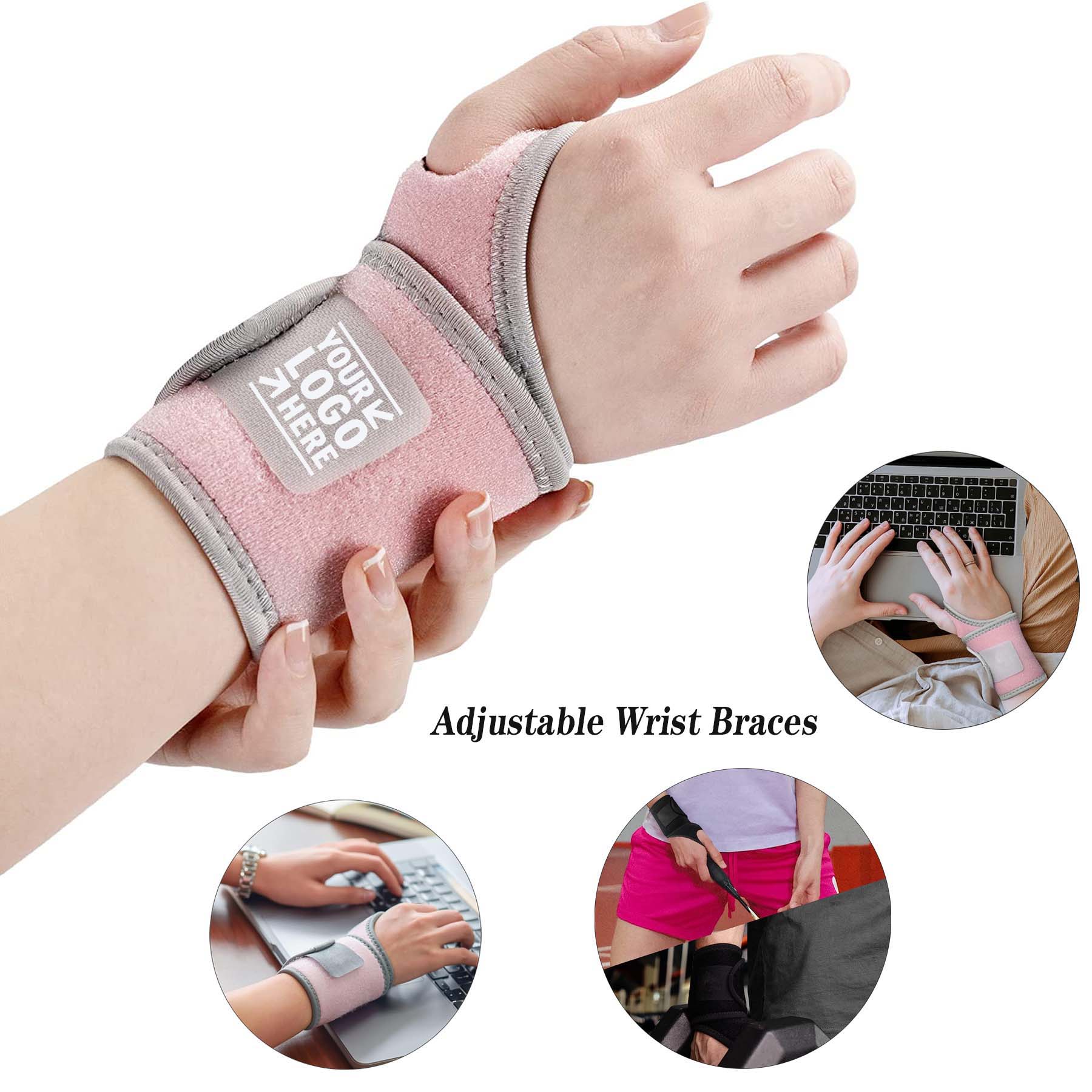 2 Pack  Men and Women Copper Wrist Brace 