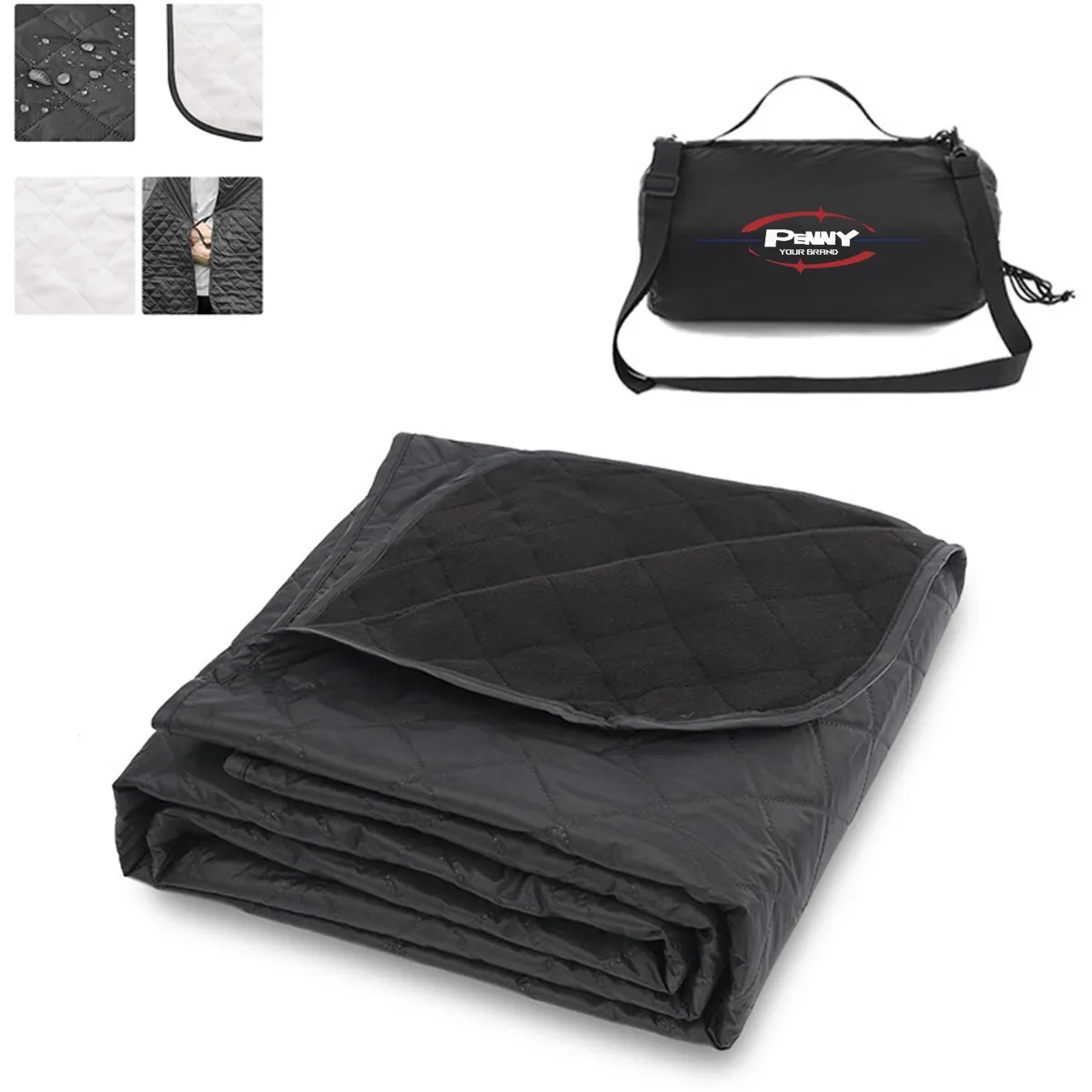 Outdoor Foldable Waterproof Camping Blanket with Storage Bag 3