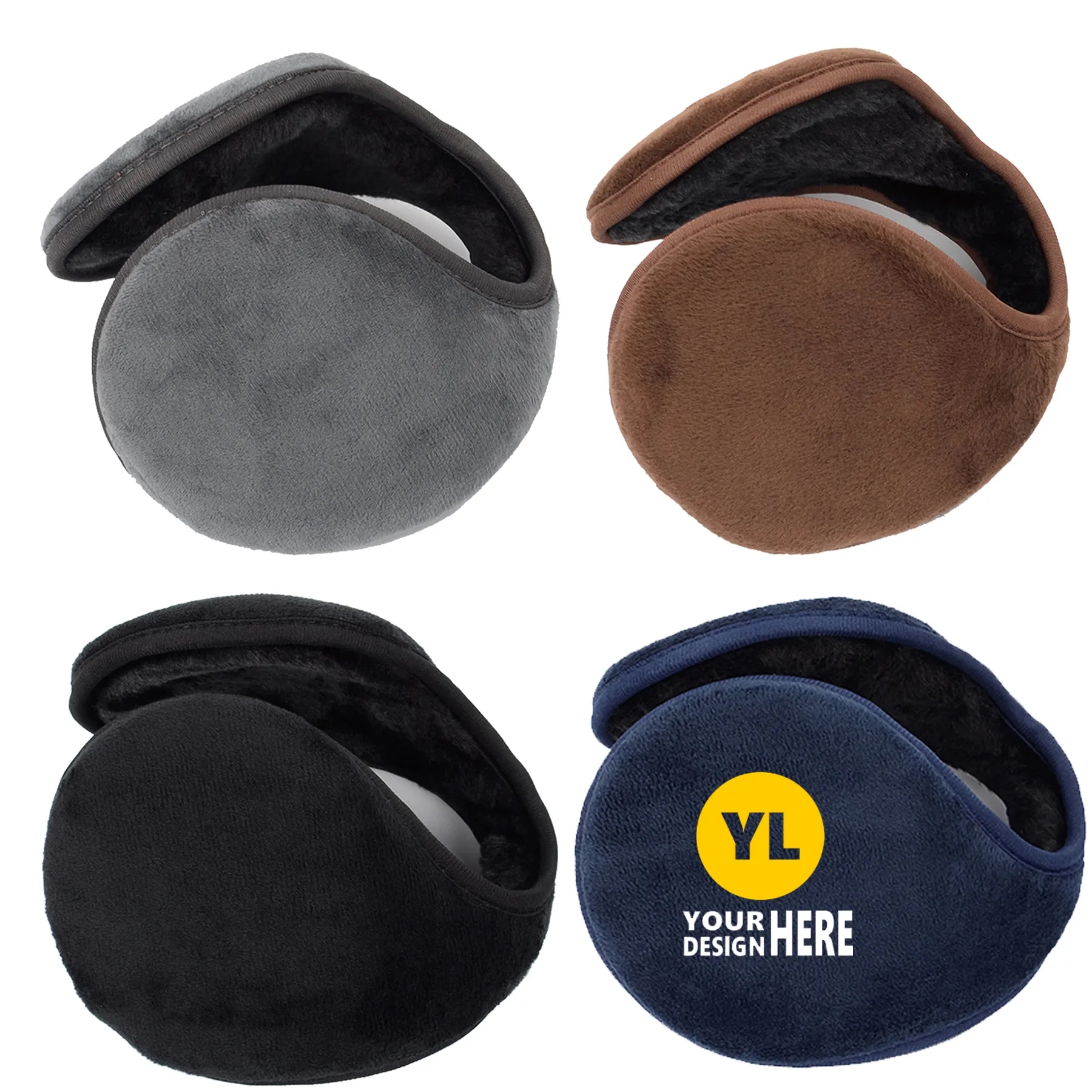 Fleece Ear Warmers Foldable Earmuff 6