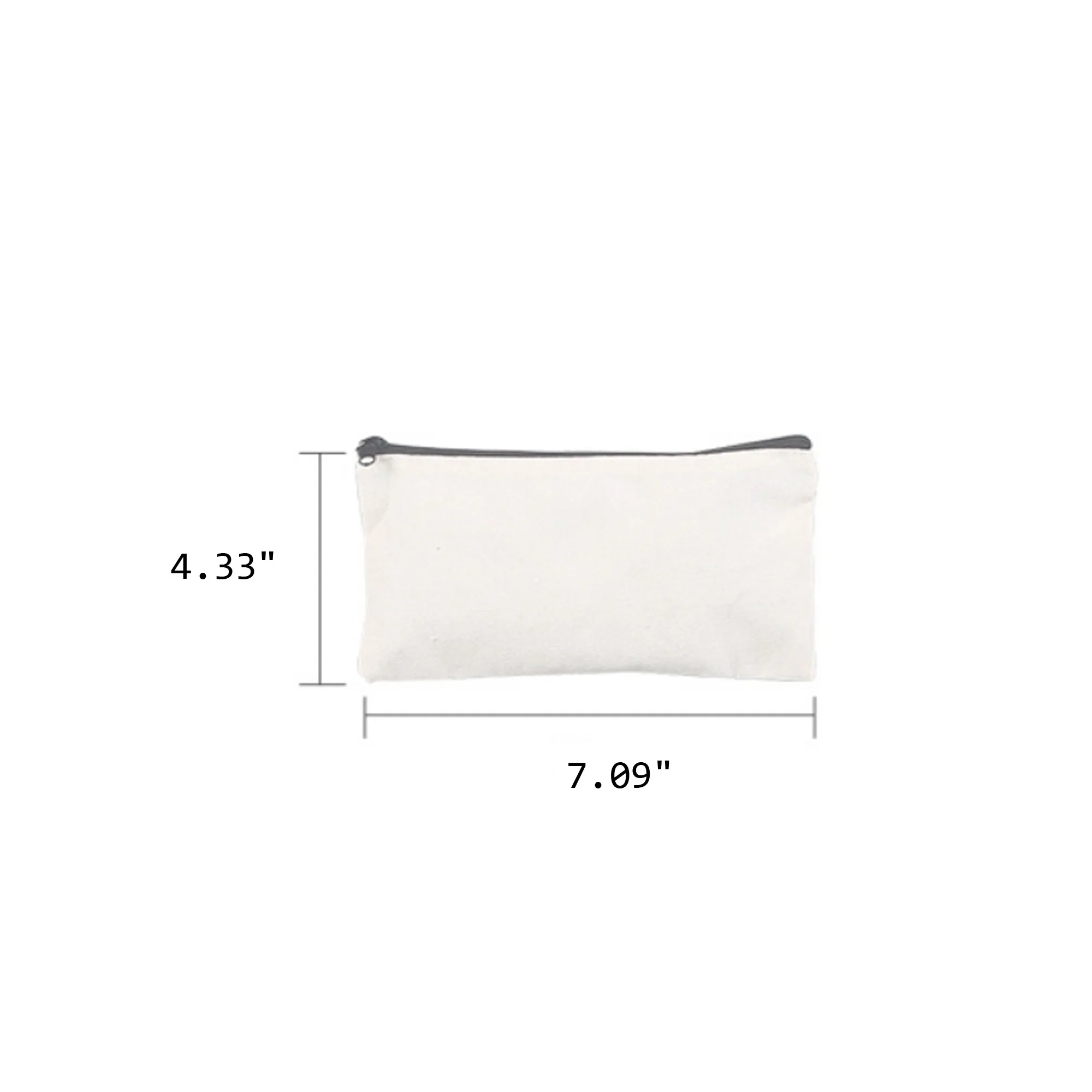 Portable Zipper Canvas Bag, custom tote bag with logo imprint 2
