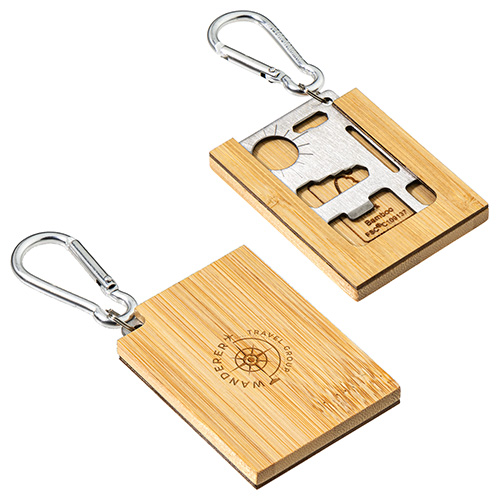 Best Buddy Tools® Bamboo Multi-Tool with Carabiner 9