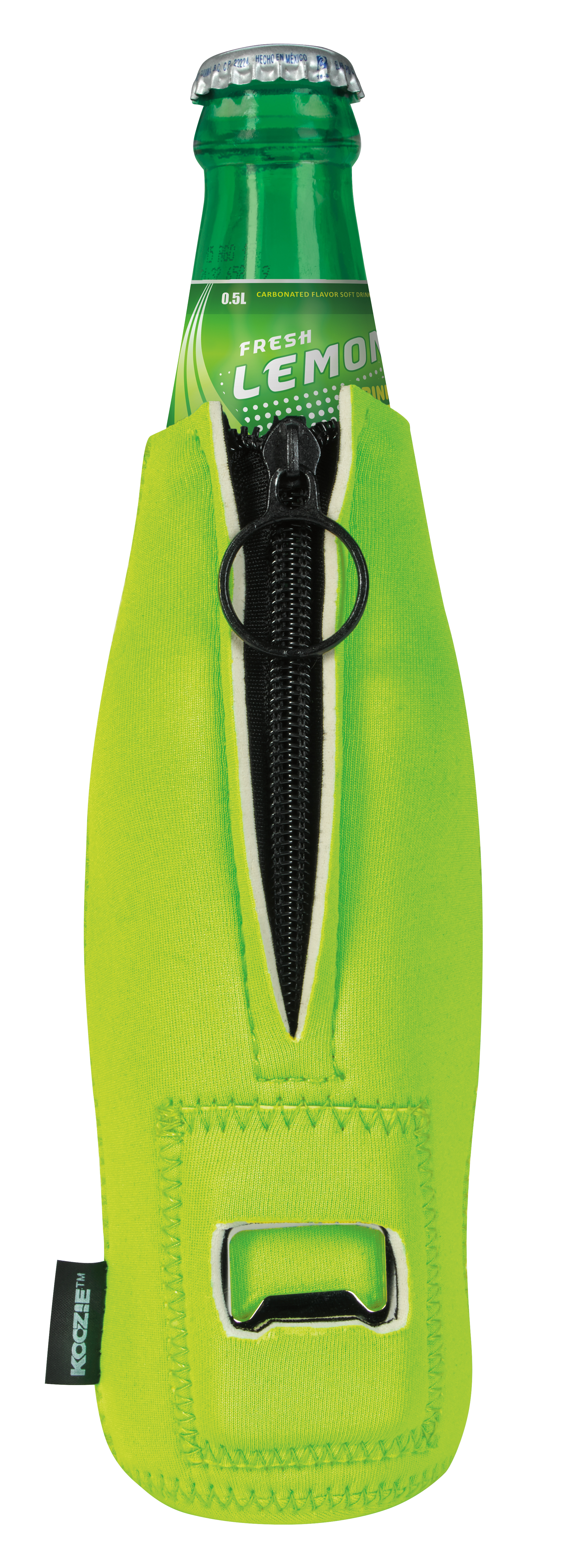 Koozie® Bottle Cooler w/ Removable Bottle Opener 22