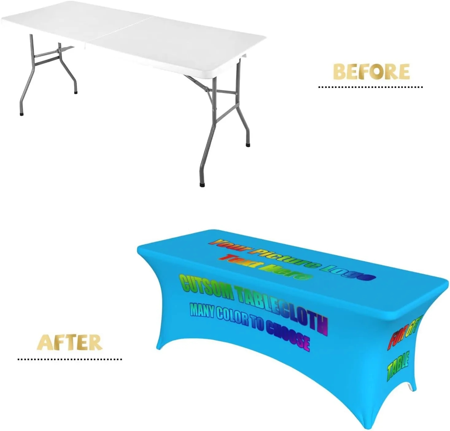 Stretch Fabric Table Cover 4