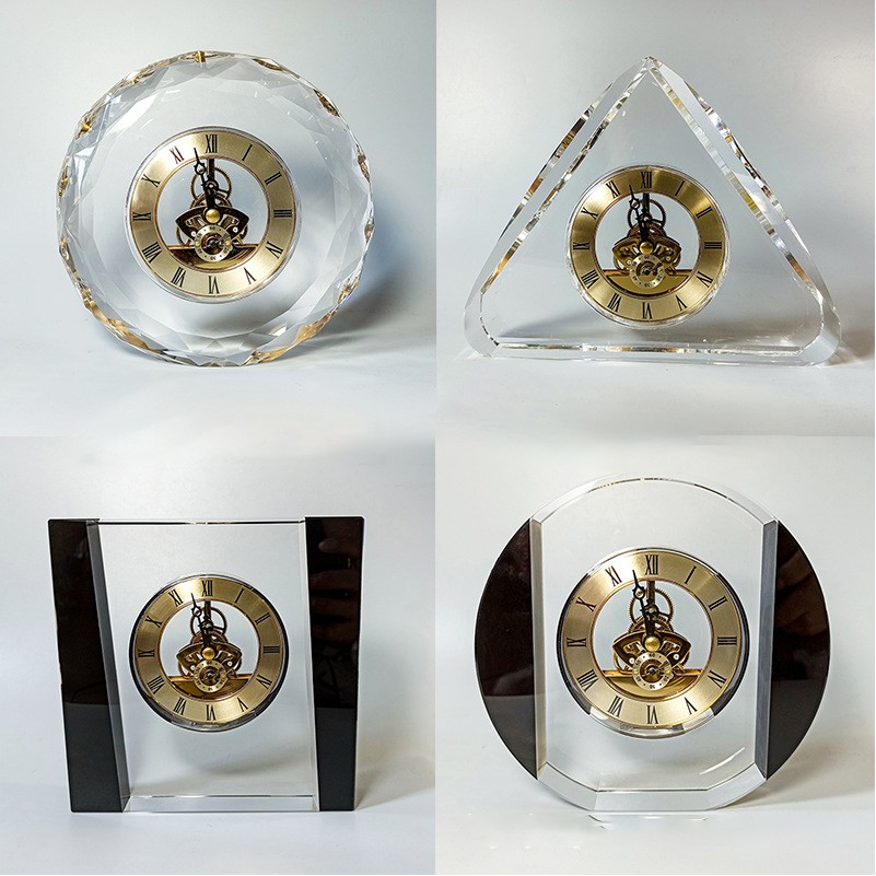 Mantel Desk Shelf Clock Crystal Table Clock Household 3