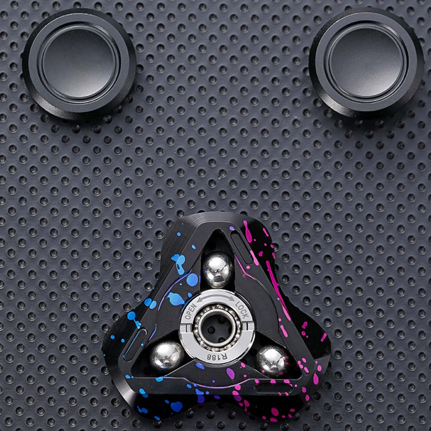 Creative Adult Stress Relieving Toy Metal Fidget Spinner 2