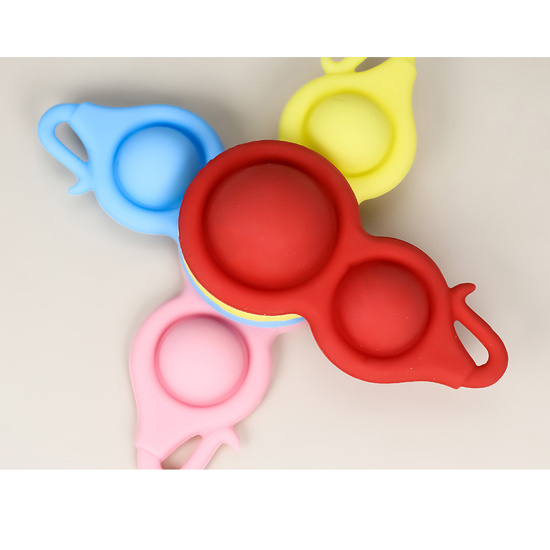 Mini Push Bubble Sensory Fidget Keychain 11