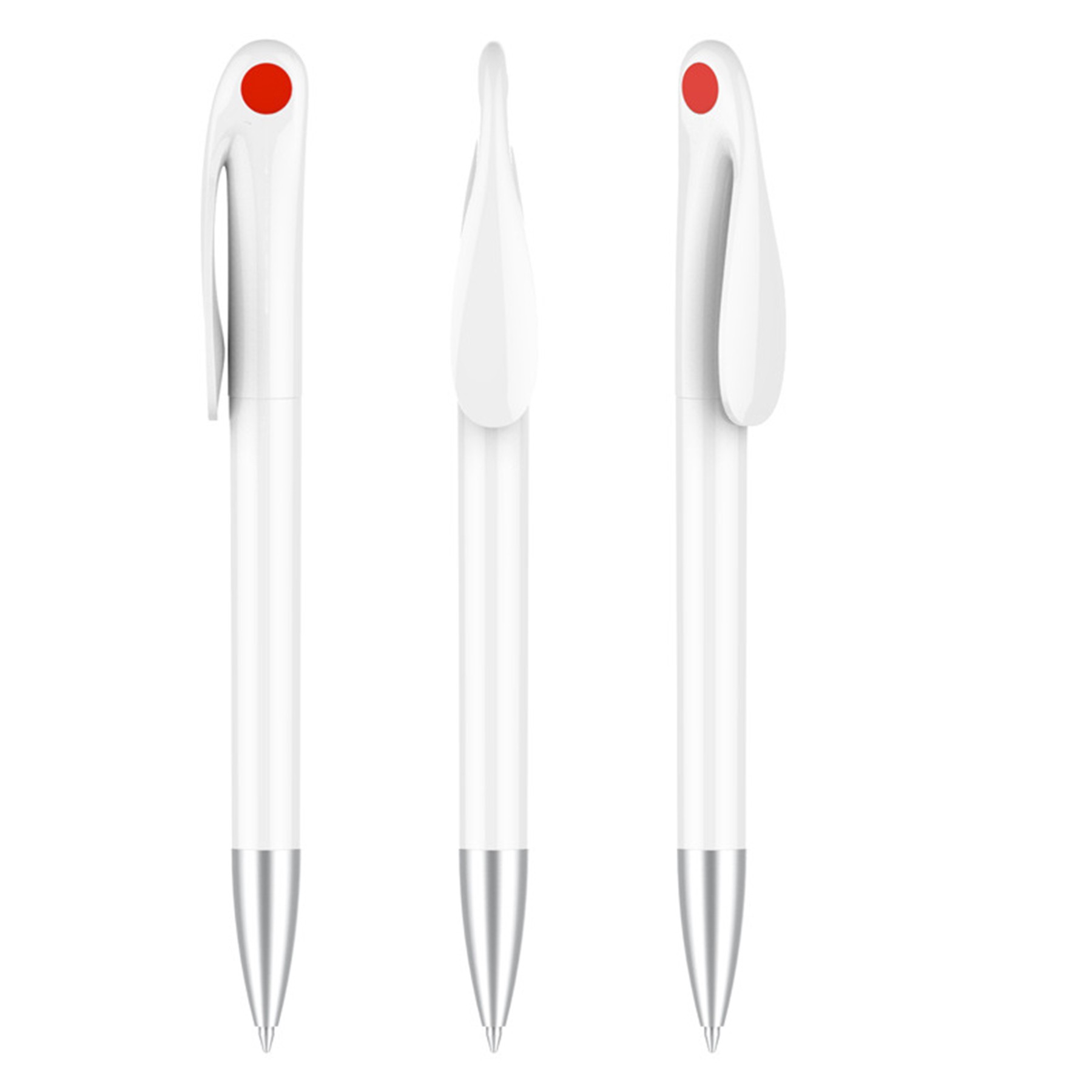 Plastic Black Ballpoint Spinning Bunny Pen 8