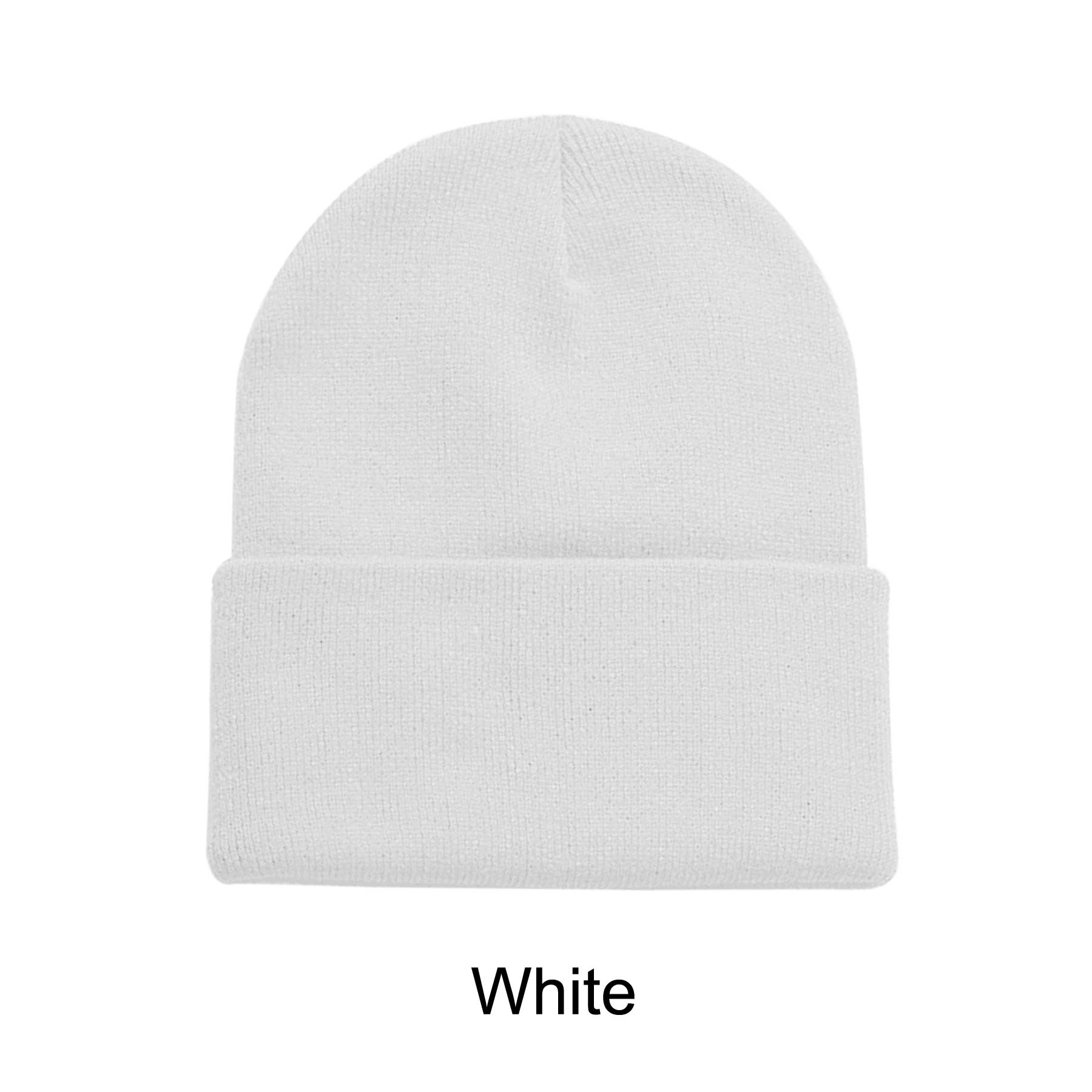 12" High Acrylic Beanie Knit Cap 2