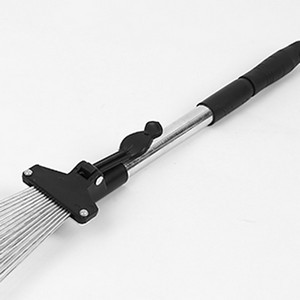 15 Tooth Stainless Steel Grass Rake For Lawn Care 9