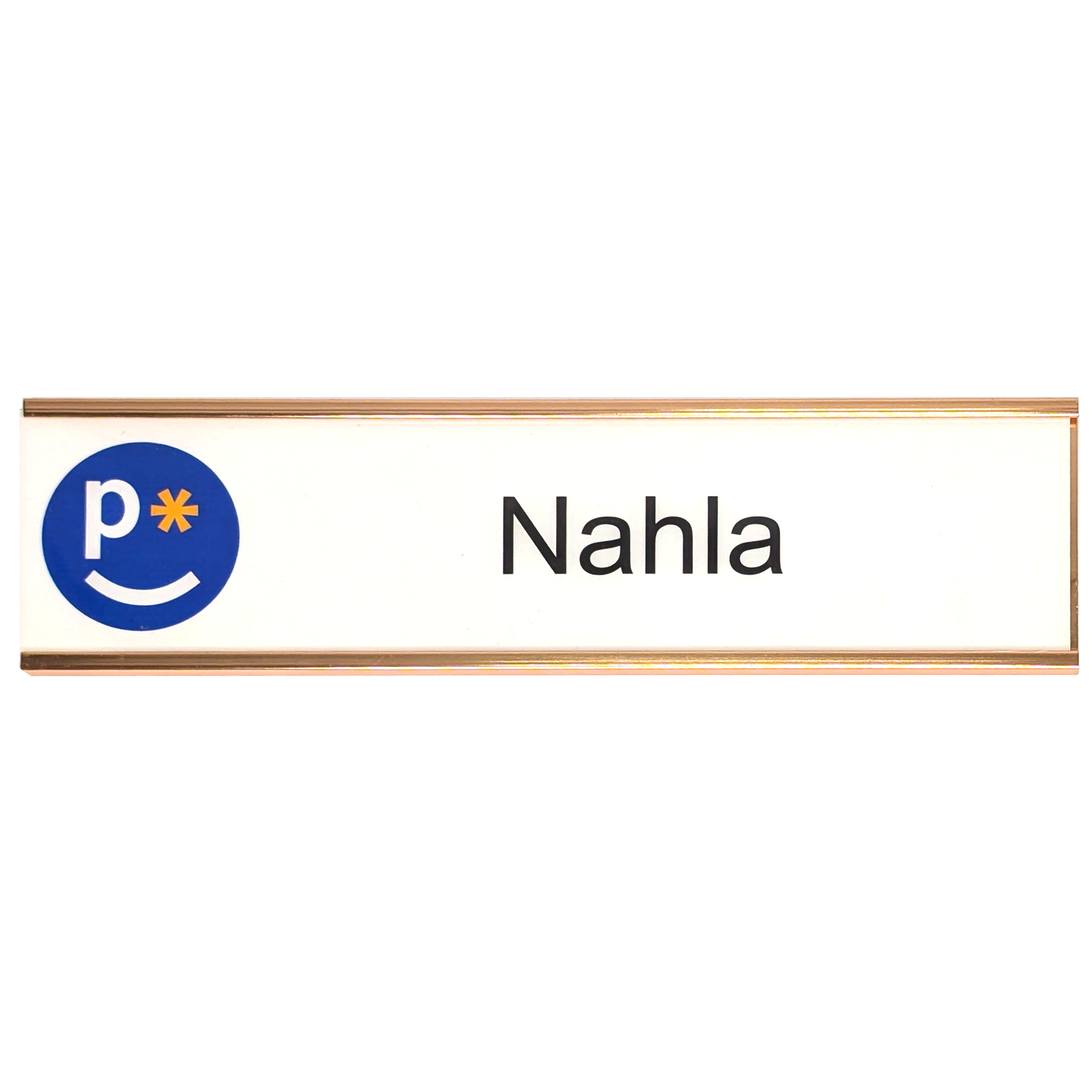 Name Plate Set w/ WallHolder 2 x 10" 3