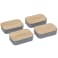 Bamboo Fiber Lunch Box with Cutting Board Lid 113