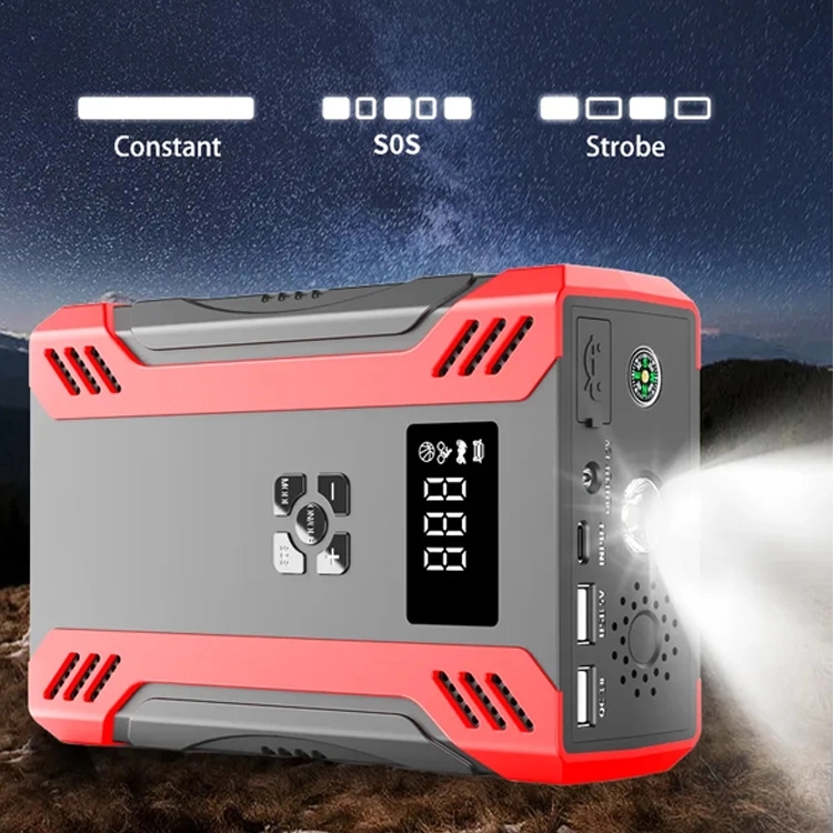 Potable Jump Starter with Air Compressor 7