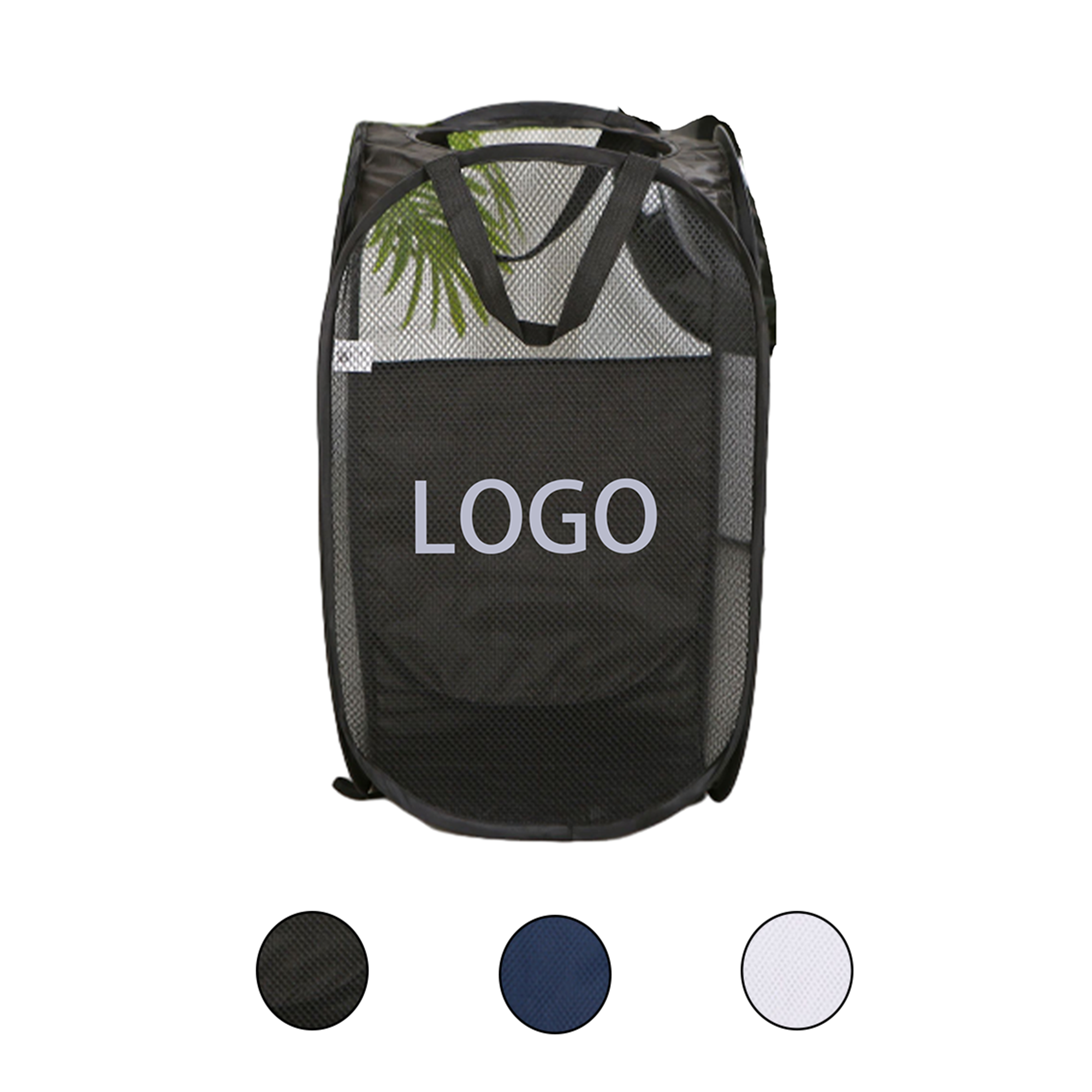 Durable Foldable Clothes Storage Basket with Handles 2