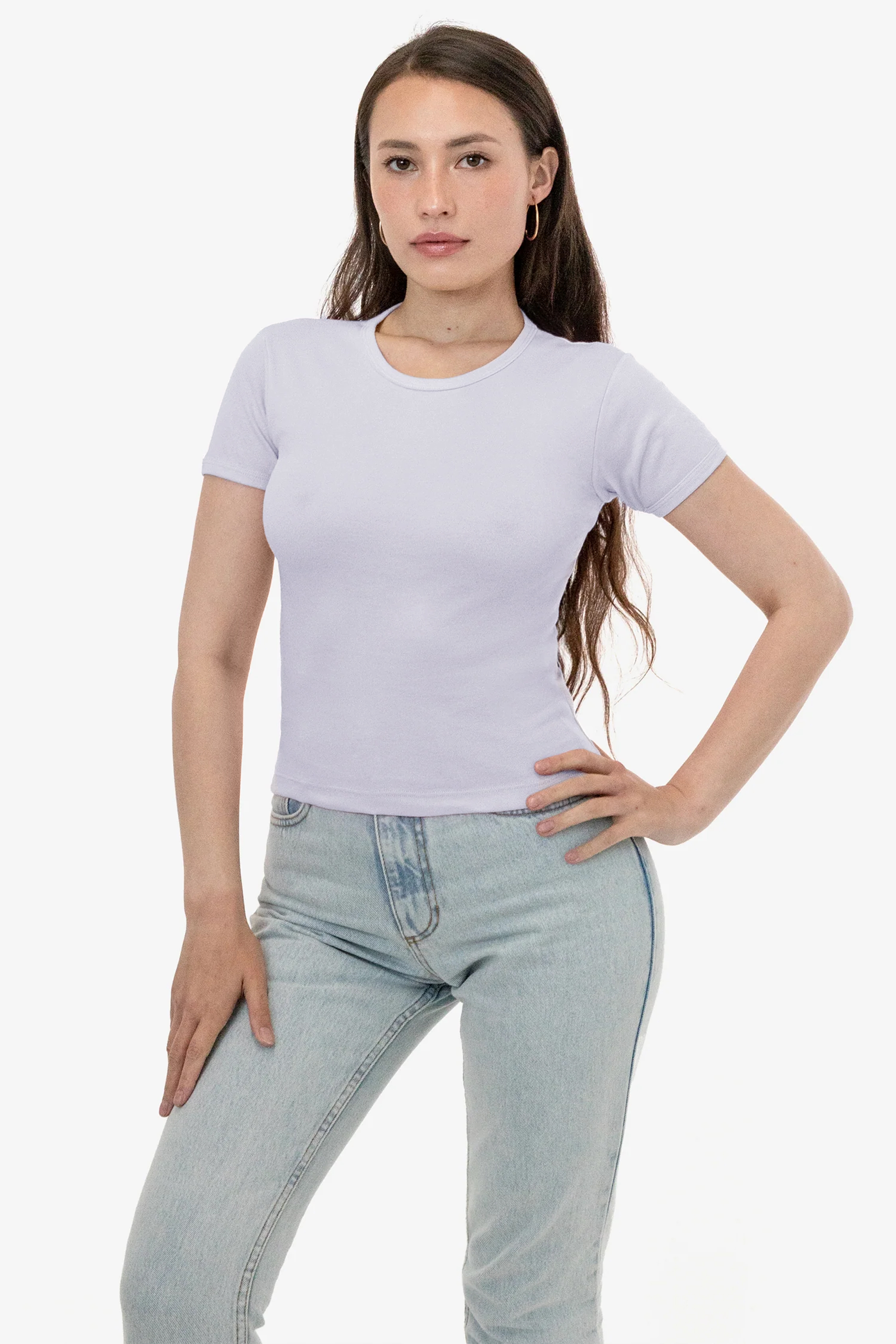 BABY RIB CLASSIC CREW NECK TEE 16