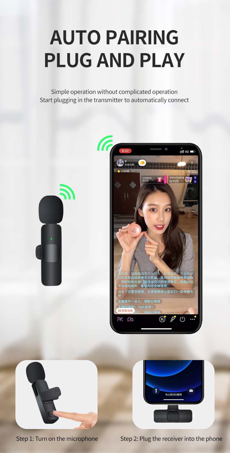 Wireless Mini Microphone Kit 6