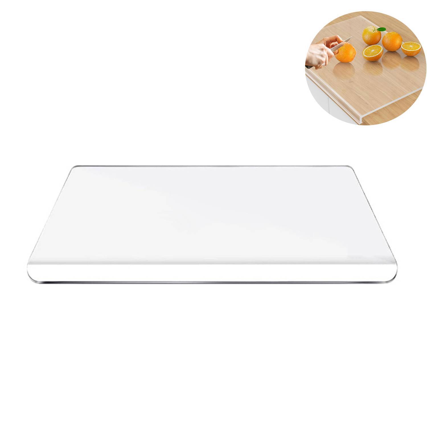 Kitchen Acrylic Non-Slip Clear Cutting Board 6
