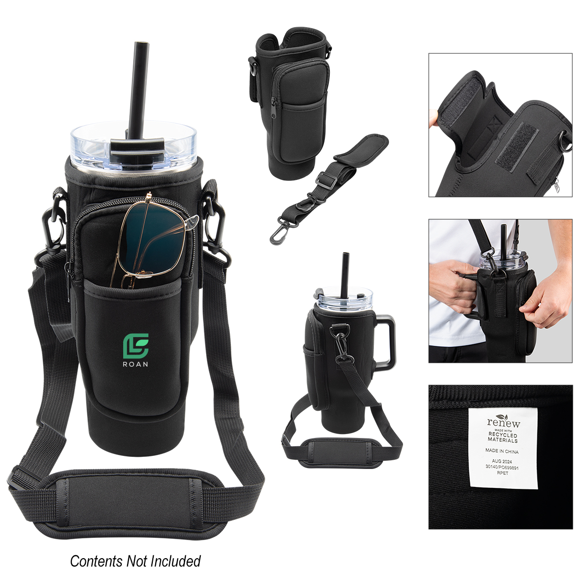 Intrepid 40 Oz. Tumbler rPET Sling With Pouch 2