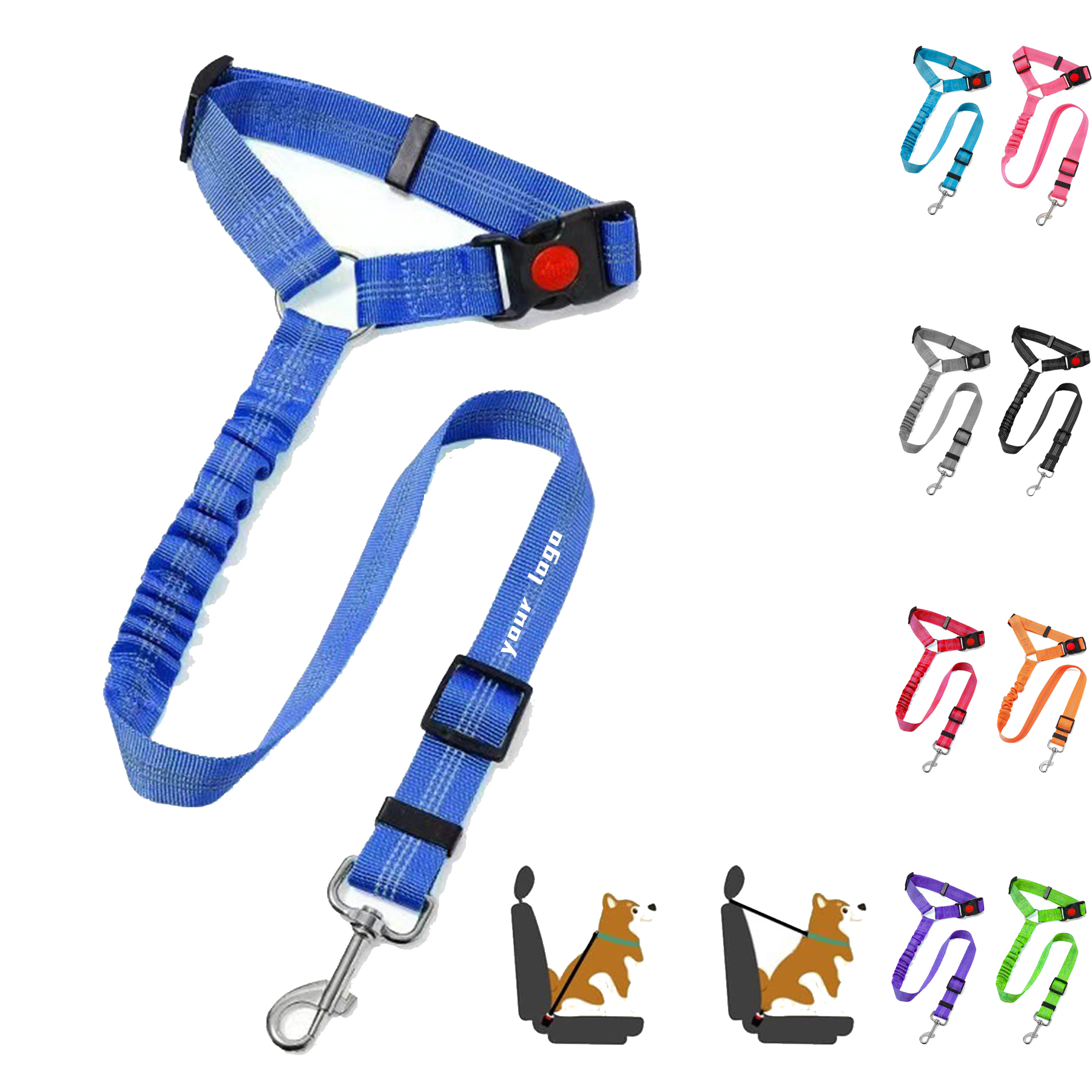 Comfortable Dog Seat Belt 2