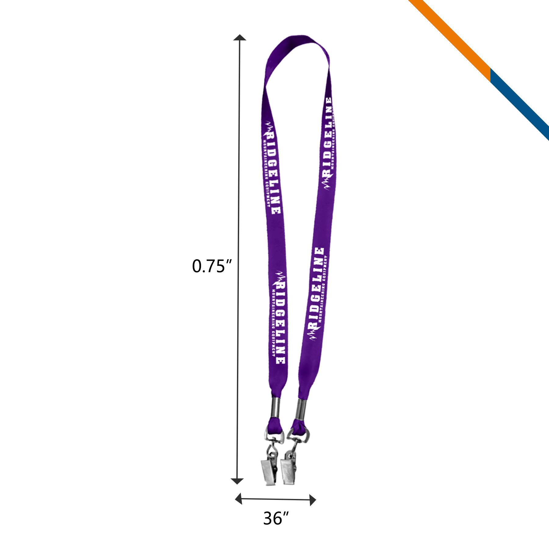Clamp Double Ended Lanyard 30