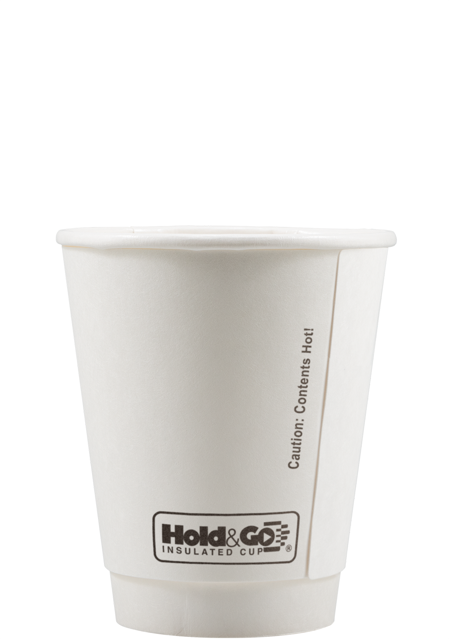 8 oz Paper Cup Insulated White Tradition Print 2