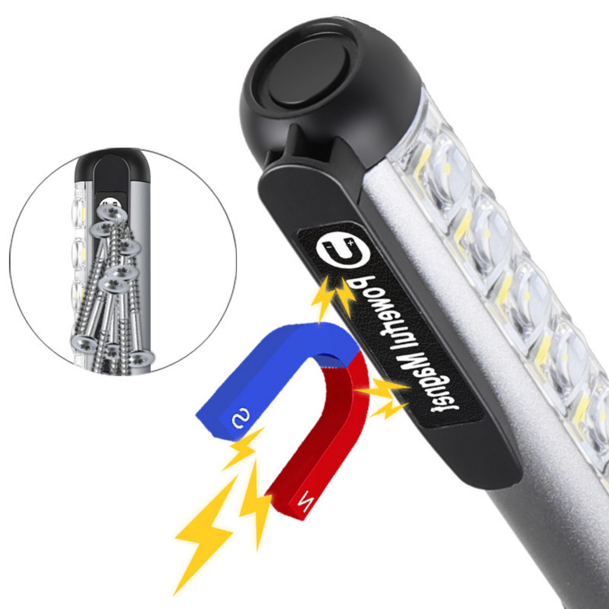 Rechargeable Pen Light Flashlight 4