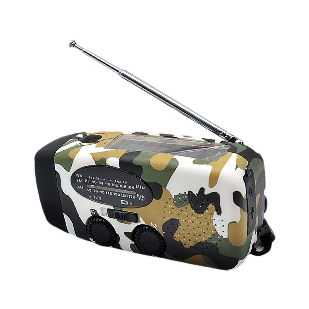 Solar and Hand Crank Emergency Radio with Flashlight 5