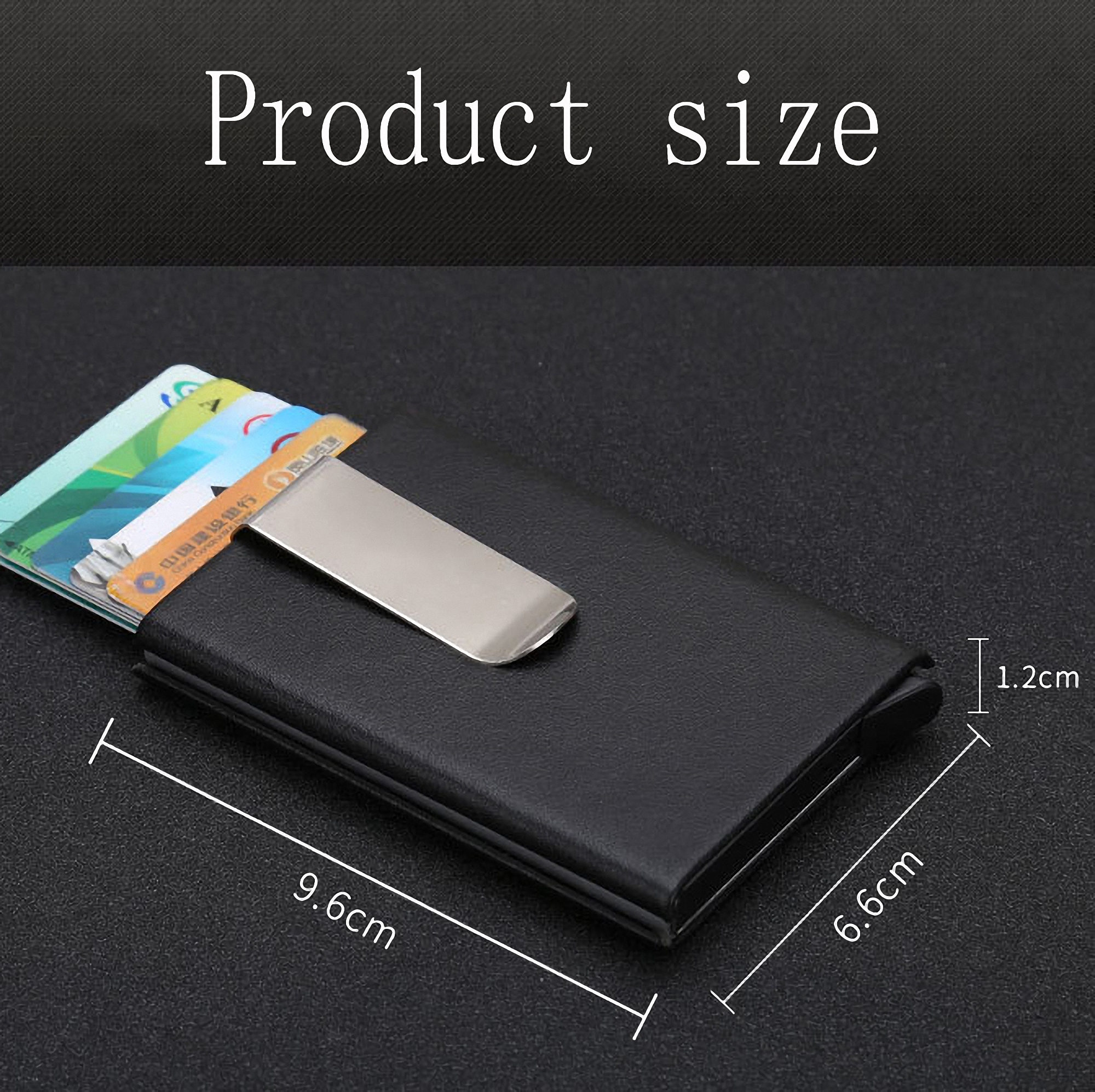 RFID Carbon Fiber Money Clip Wallet 3