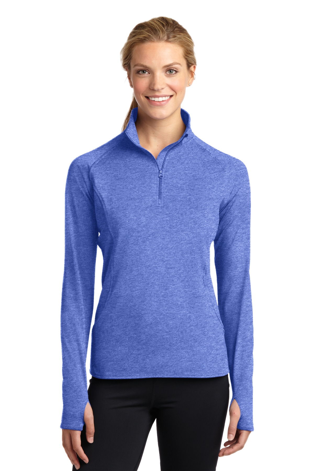 Sport-Tek® Women's Sport-Wick Stretch 1/4-Zip Pullover 51