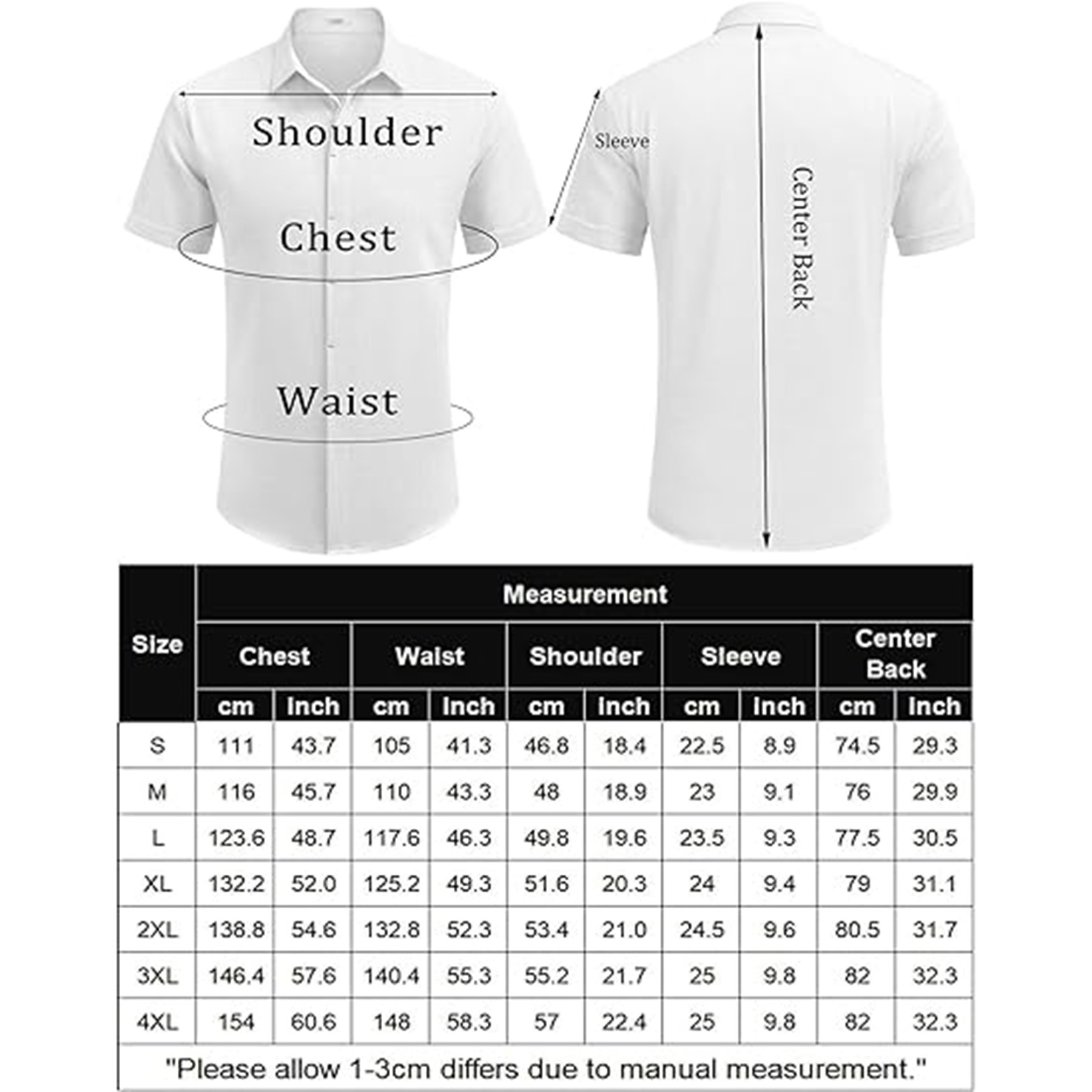 Men's linen Short Sleeved Casual Shirt 3