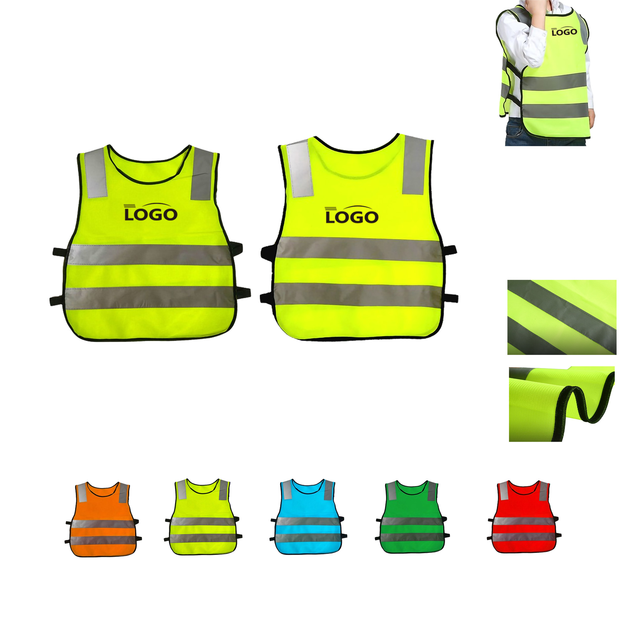 Kids Reflective Safety Vest MOQ50 7