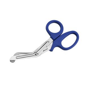 Ergonomic Emergency Medical Scissors Curved Stainless Steel Serrated Blades 26