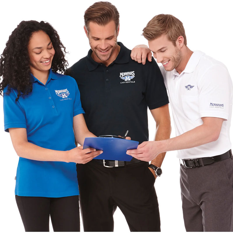 Short Sleeve Solid Golf Polo Shirts 6