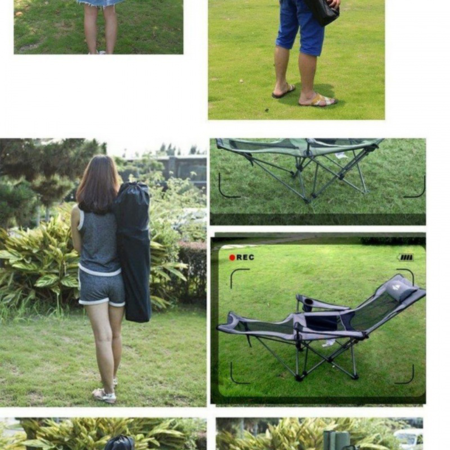 Steel Frame Camping Folding Chair 3