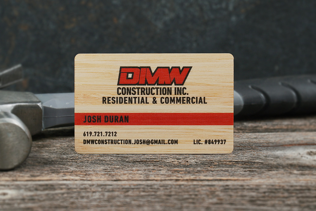 24 Hour Wood Business Cards 5