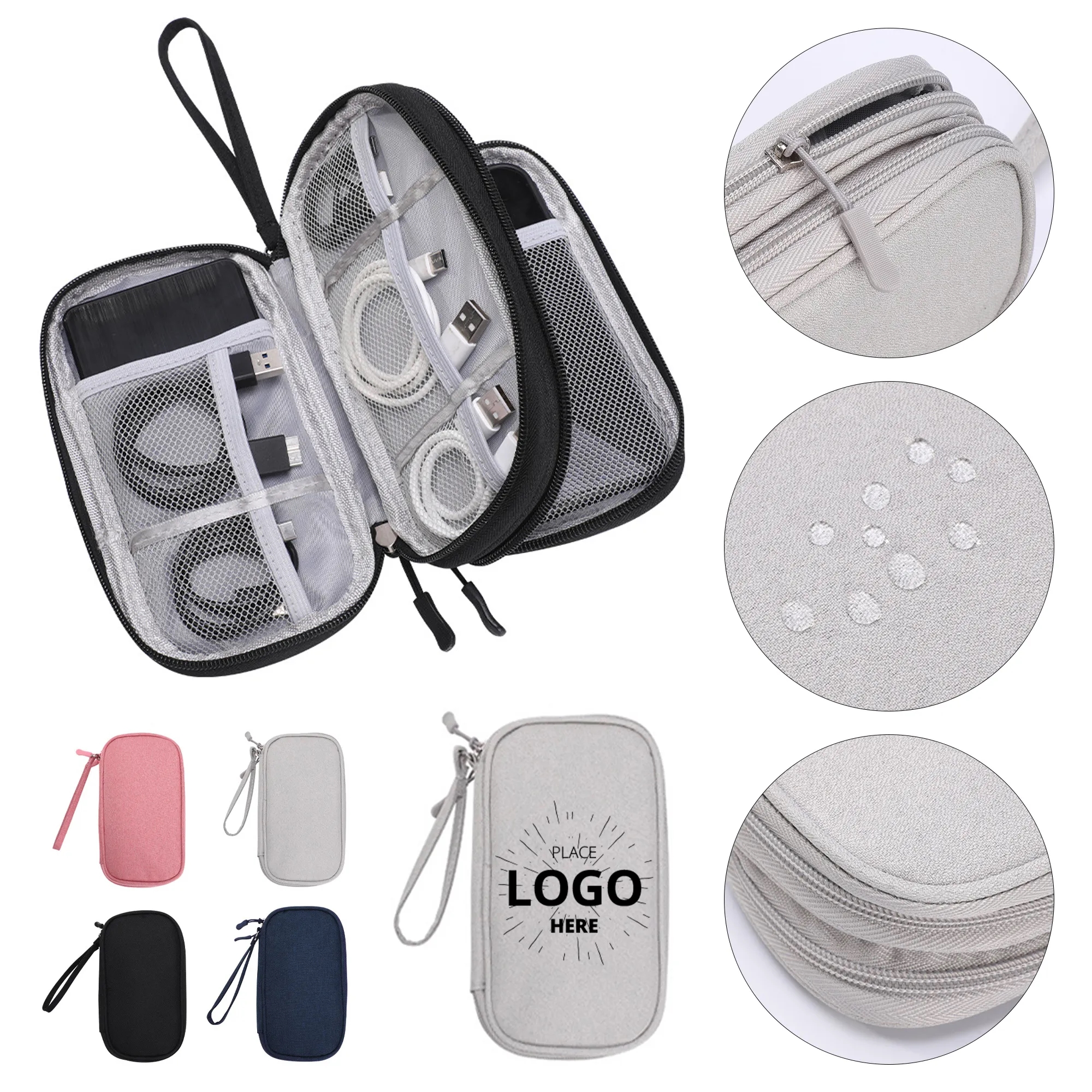Data Cable Charger Storage Bag 7