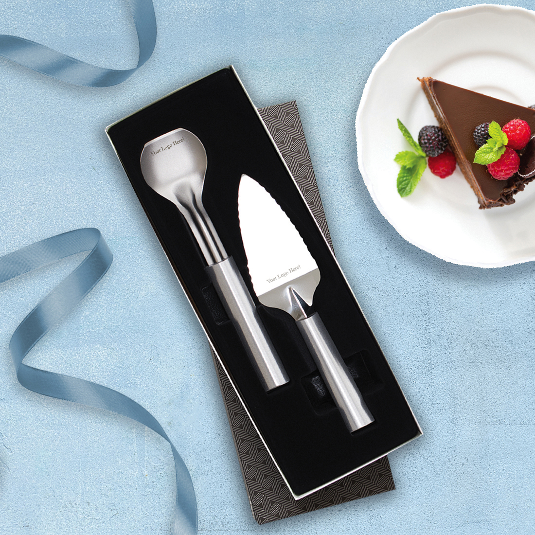 Pie A'La Mode Gift Set w/Silver Handle 5