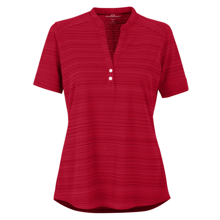 Vansport Ladies Strata Textured Polo 5