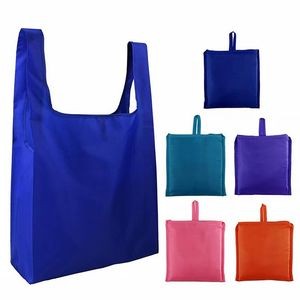 Folding Reusable Grocery Tote Bag, custom tote bag with logo imprint 1