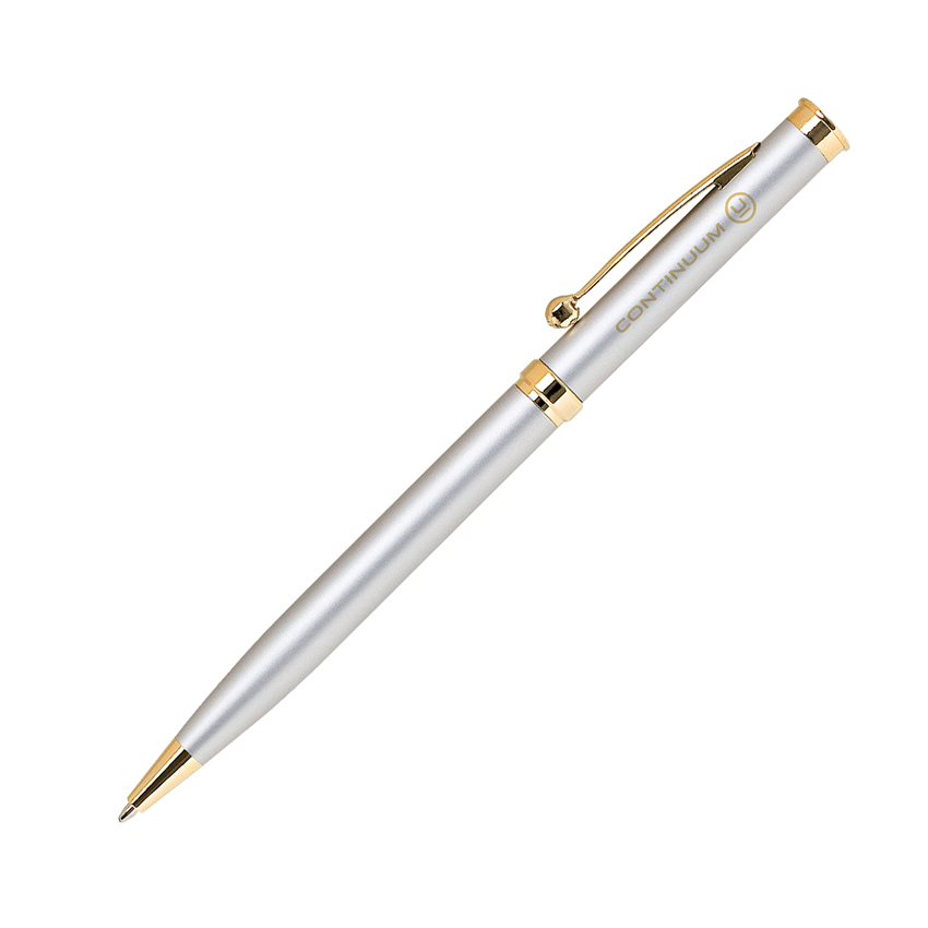 Slim Twist Action Brass Ballpoint Pen 3