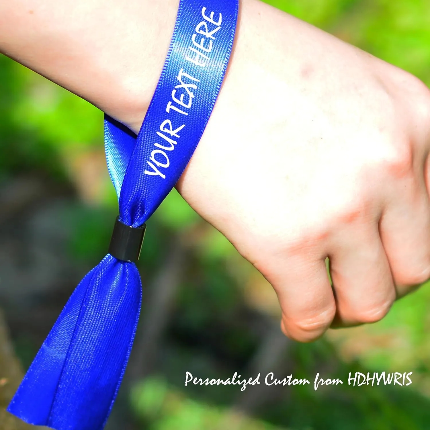 Disposable Full Color Fabric Bracelet Woven Wristbands 6
