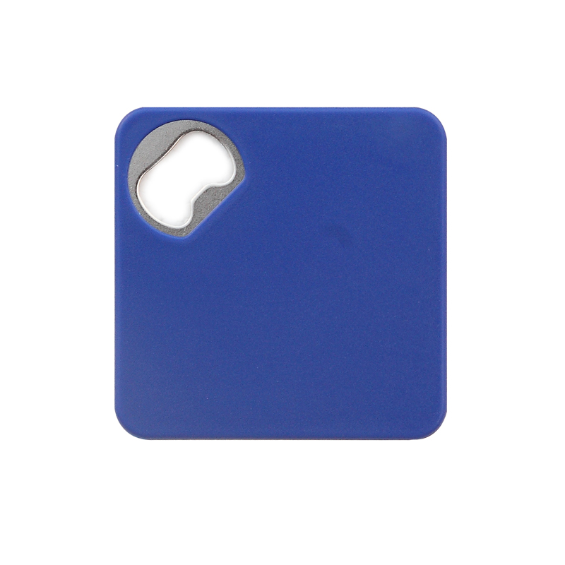 ValuePlus Square Coaster and Bottle Opener (Blue) 2