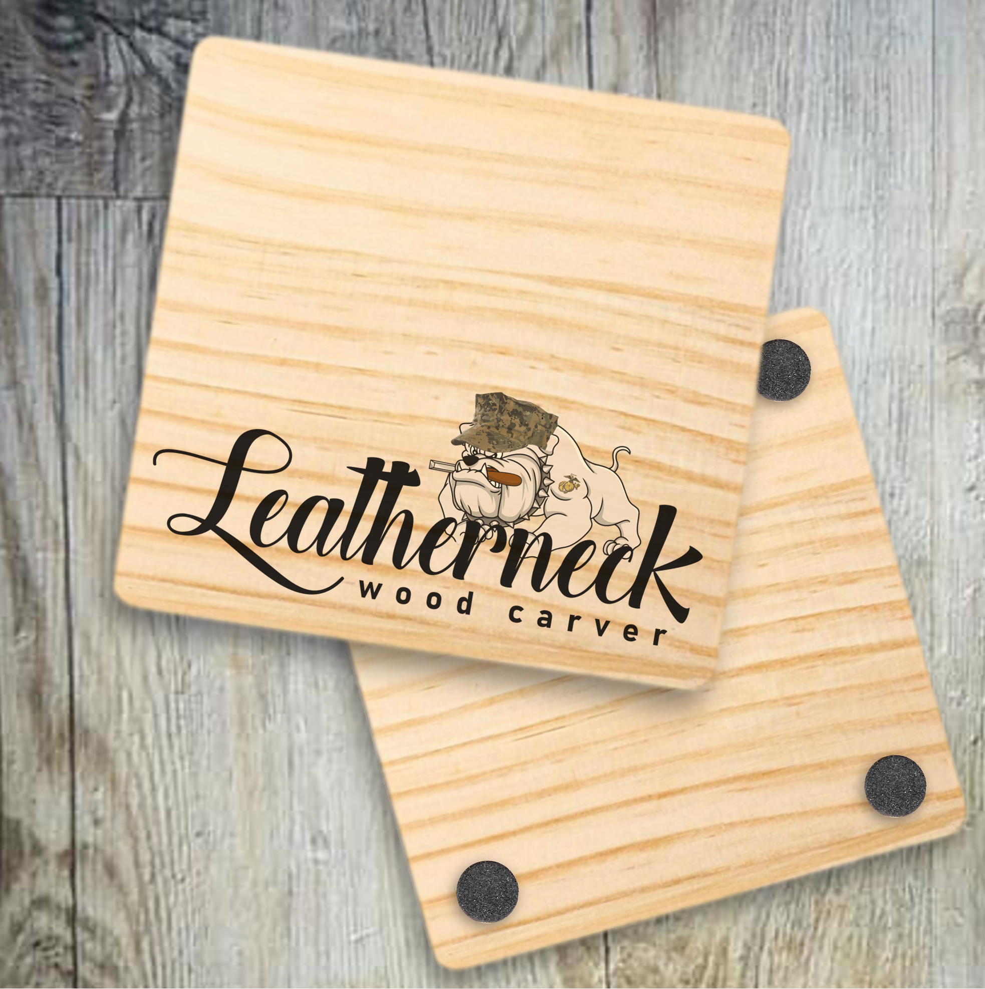 Square Wood Coaster 9