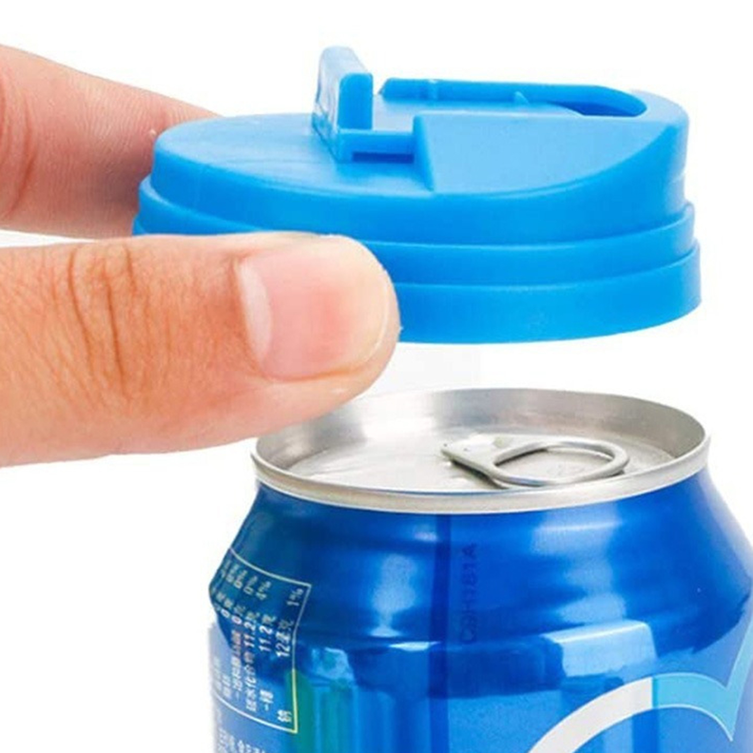 Reusable Soda Beverage Can Lid w/ Leakproof Seal 8