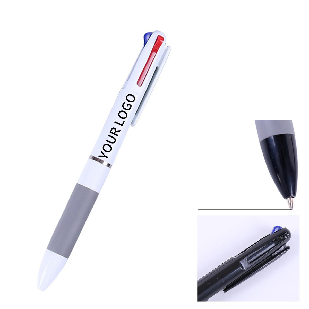 Plastic Lightweight 3 Ink Grip Pen 1