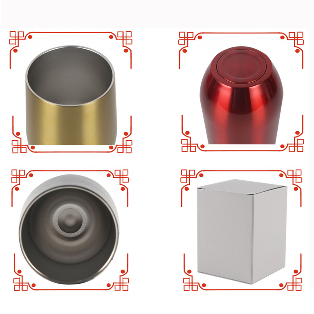 U-shaped eggshell creative thermos cup 5