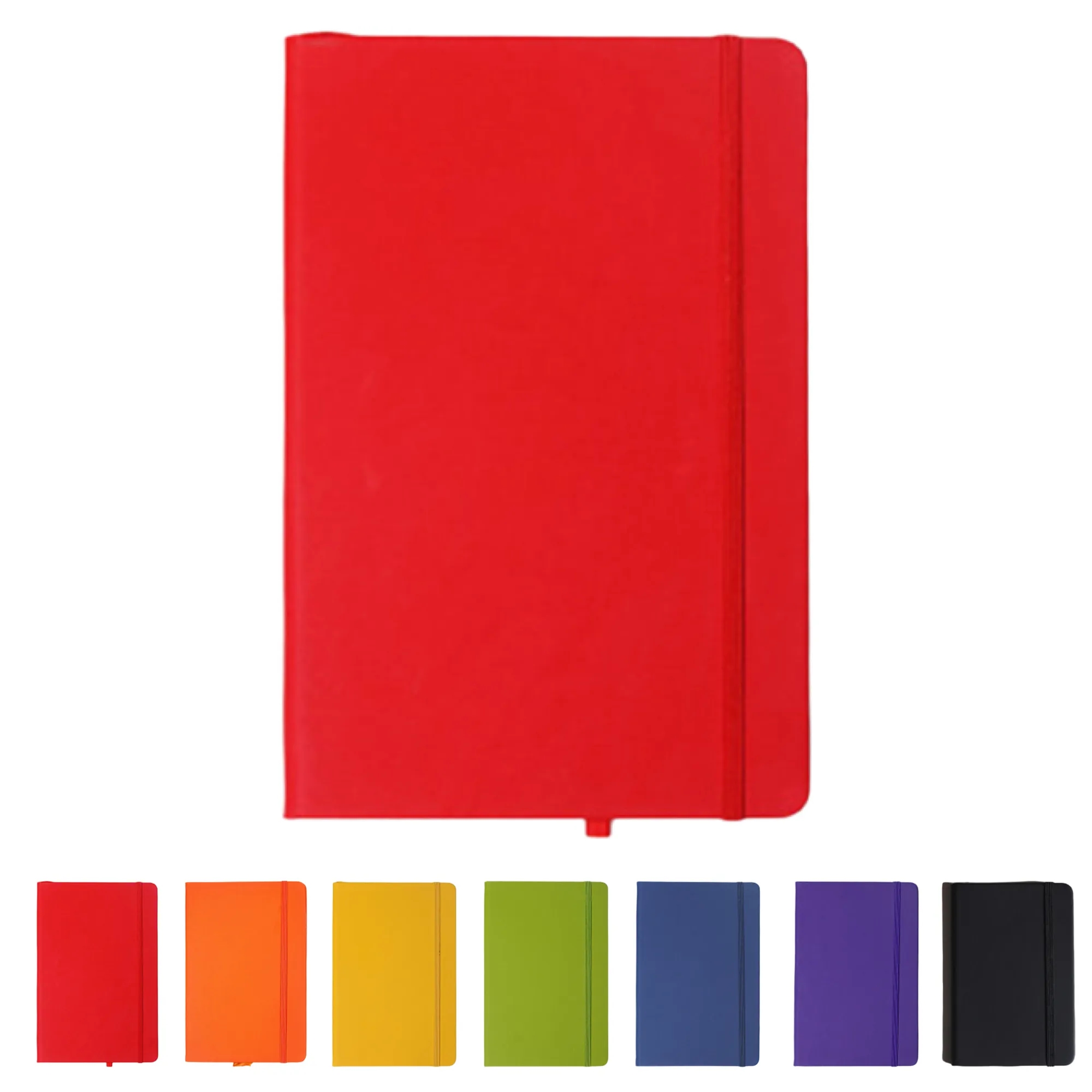 MOQ 50 Full Color A6 PU Hardcover Notebook