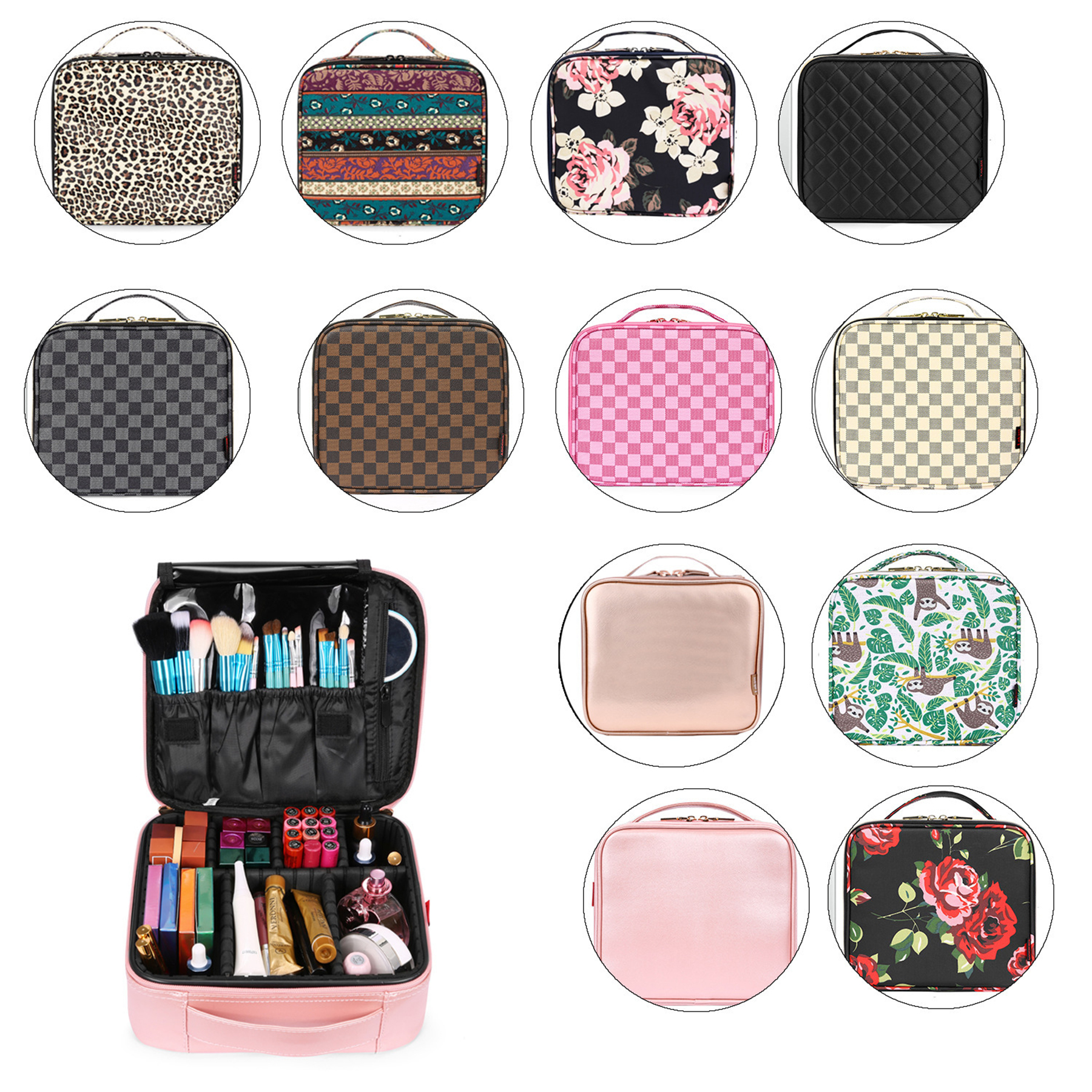 Travel Makeup Cosmetic Organizer Case 3